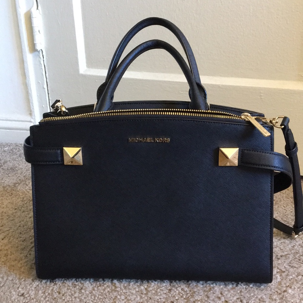 Michael Kors Black Satchel Bag